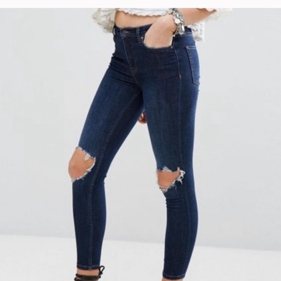 Free People Busted Skinny Jeans-30S - Picture 1 of 5